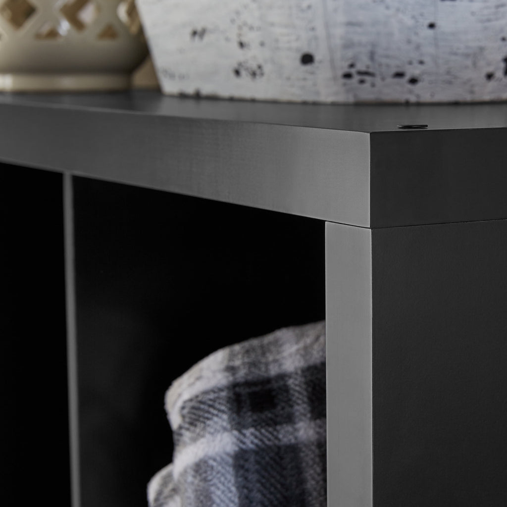 AVERO™ 9 Cube Storage Organizer, Solid Black - AVERO™