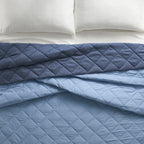 AVERO™ Down Alternative Comforter, Full/Queen - Blue, Reversible - AVERO™
