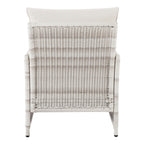 AVERO™ Paige Outdoor Wicker Stationary Lounge Chairs, Set of 2, White - AVERO™