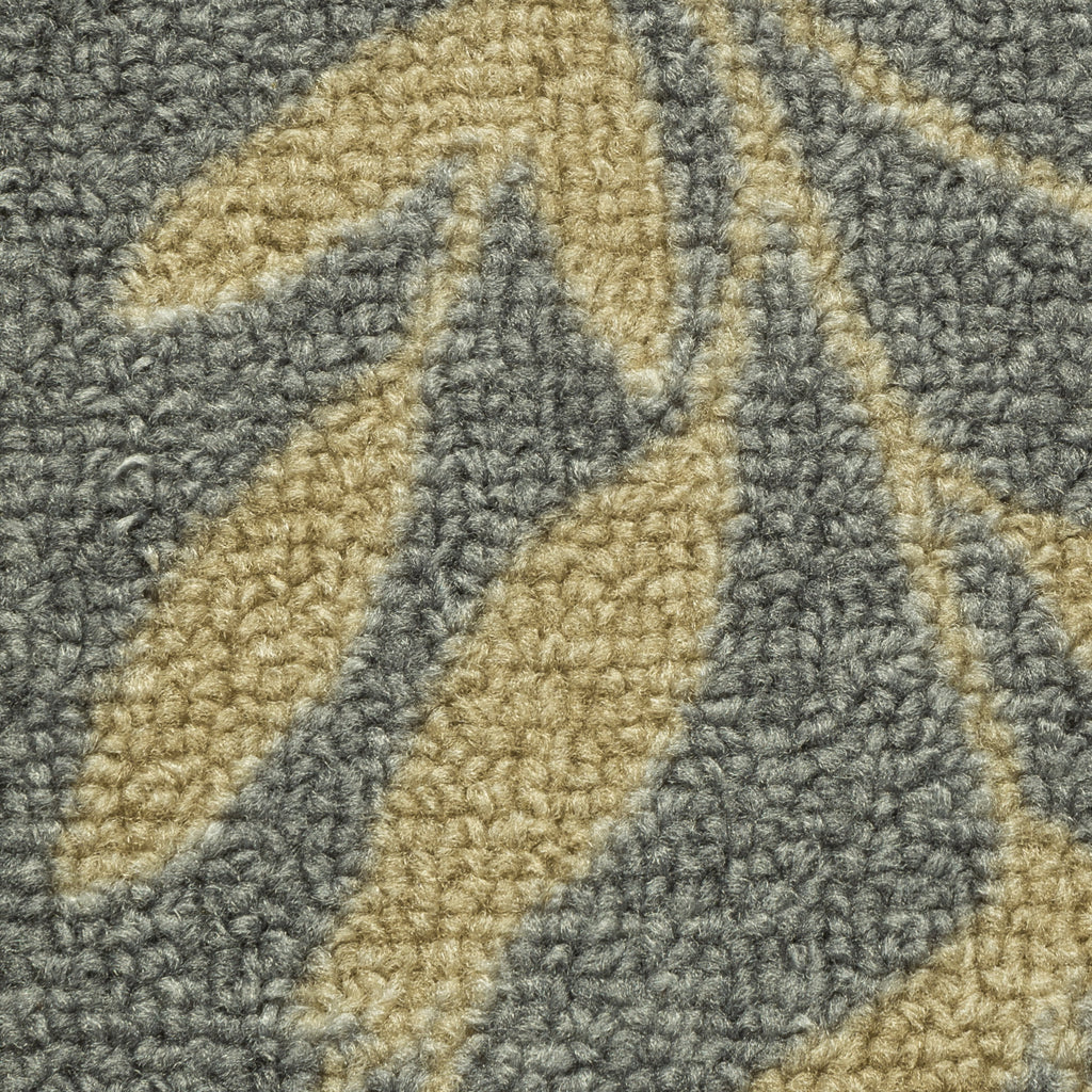 AVERO™ (2 pack) Traditional Leaf Block Gray Print Indoor Area Rug, 7' x 10' - AVERO™