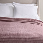 AVERO™ Chenille Gauze Bed Blanket, Violet Gem, King Size, 90 x 108 in - AVERO™