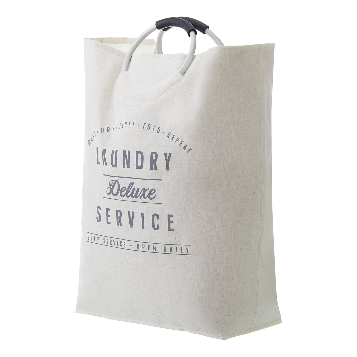 AVERO™ (2 Pack) Better Homes Gardens Deluxe Laundry Service Canvas Tote with Aluminum Handles - AVERO™