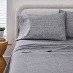 AVERO™ Cool & Crisp 300 Thread Count Cotton Percale Bed Sheet Set, Ziggy Geo Print Gray, Twin - AVERO™