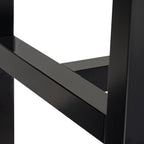AVERO™ Ezra China Cabinet, Light Honey Finish and Black Stand - AVERO™