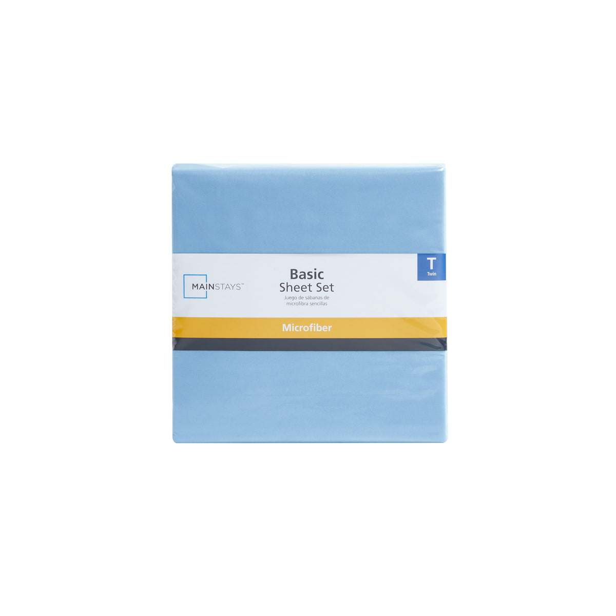 AVERO™ (4 pack) Basic Value Microfiber Bed Sheet Set, Light Blue, Twin, 3-Piece - AVERO™