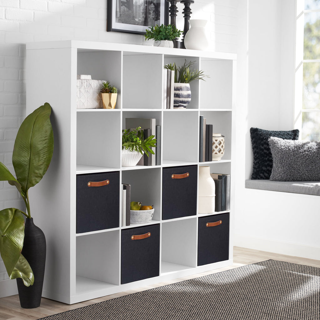 AVERO™ 16 Cube Storage Organizer, White Texture - AVERO™