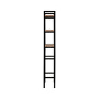 AVERO™ Jace 3-Shelf Over-the-Toilet Storage Shelf, Black Frame with Oak Shelves - AVERO™