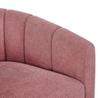 AVERO™ Lillian Accent Swivel Chair, Rose Boucle - AVERO™