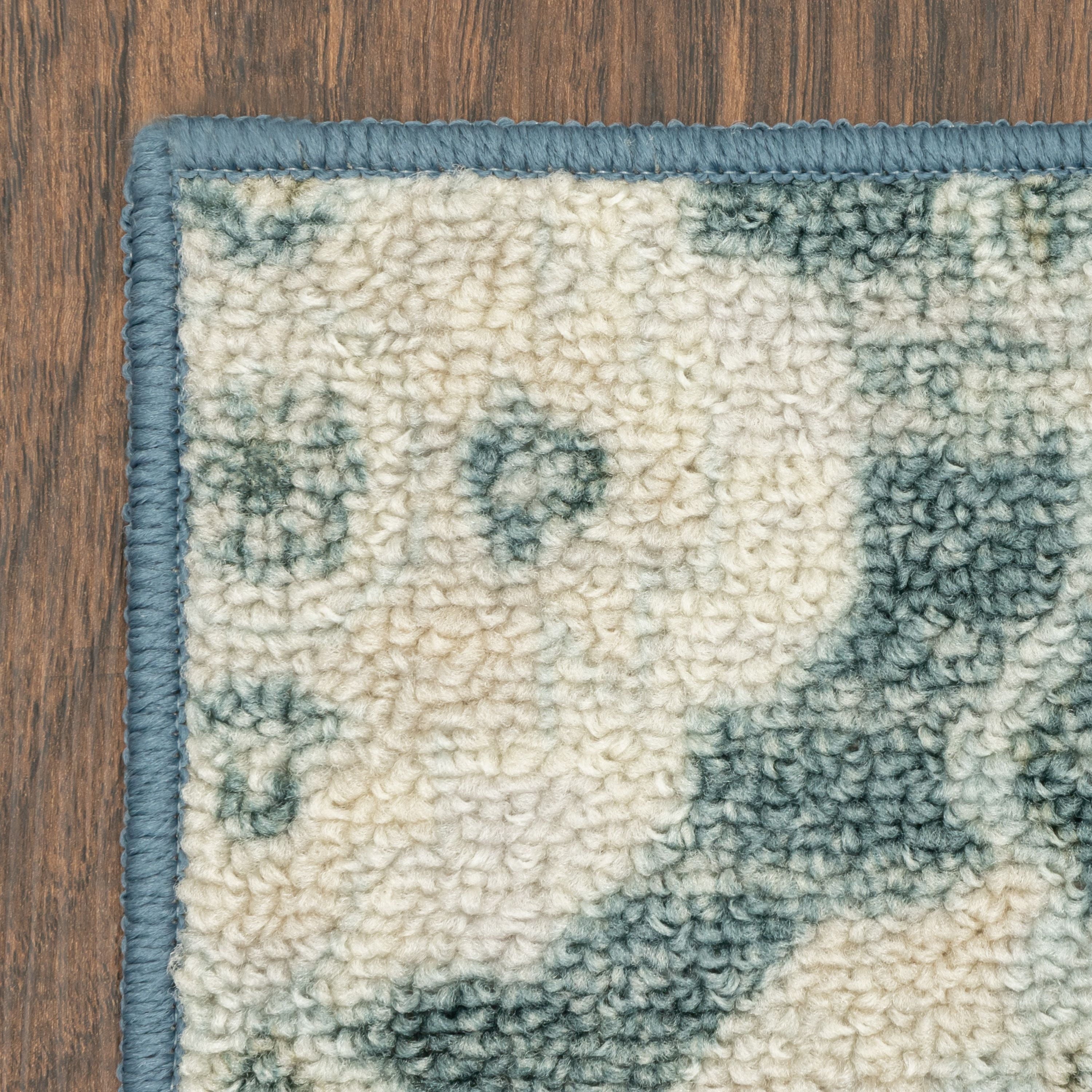 AVERO™ Patchwork Loop Print Blue Green Indoor Area Rug, 5' x 7' - AVERO™