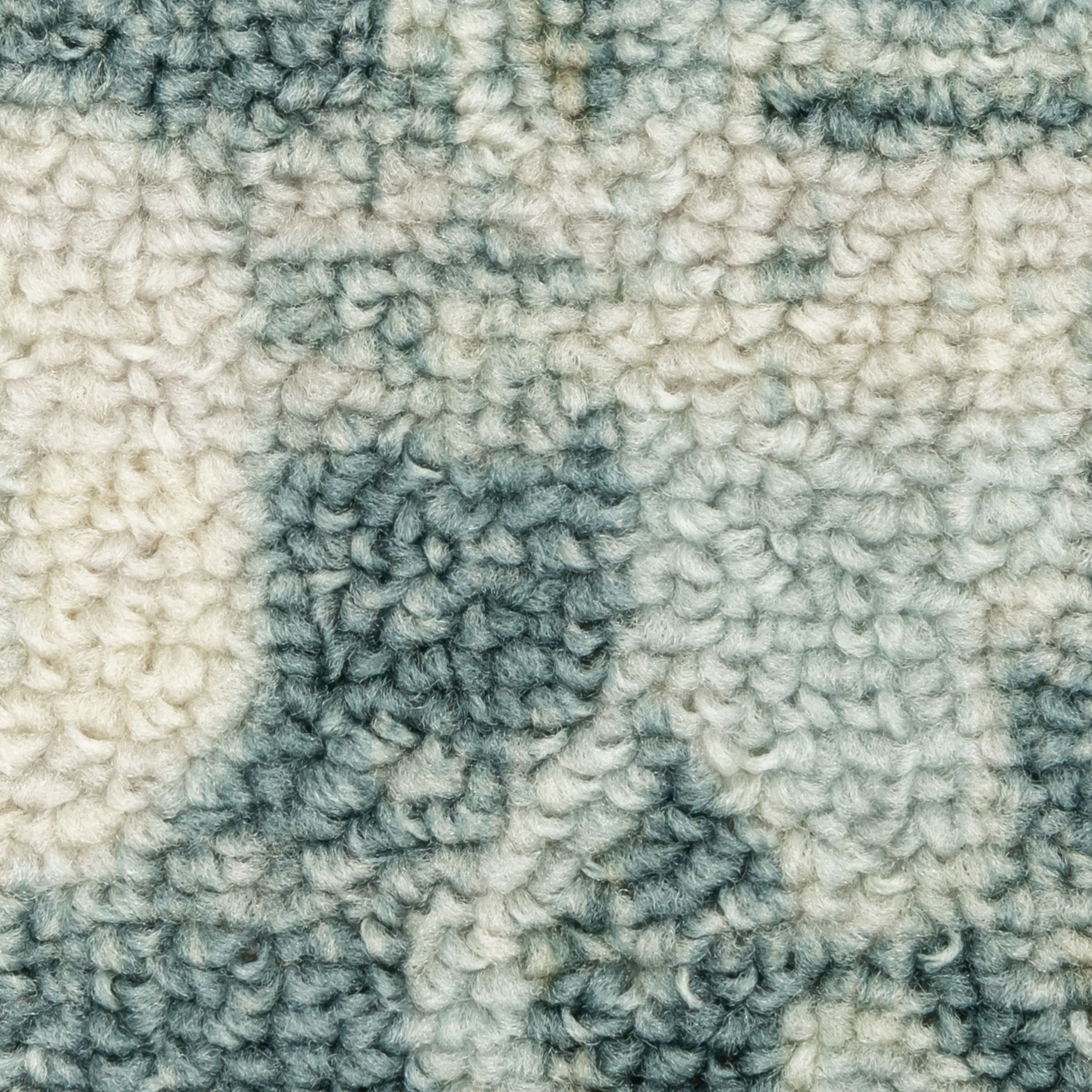 AVERO™ Patchwork Loop Print Blue Green Indoor Area Rug, 5' x 7' - AVERO™