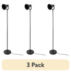 AVERO™ (3 pack) 64-Inch Modern Floor Lamp with Adjustable Shade and Black Finish for Living Room and Bedroom Lighting, 1-Pack - AVERO™
