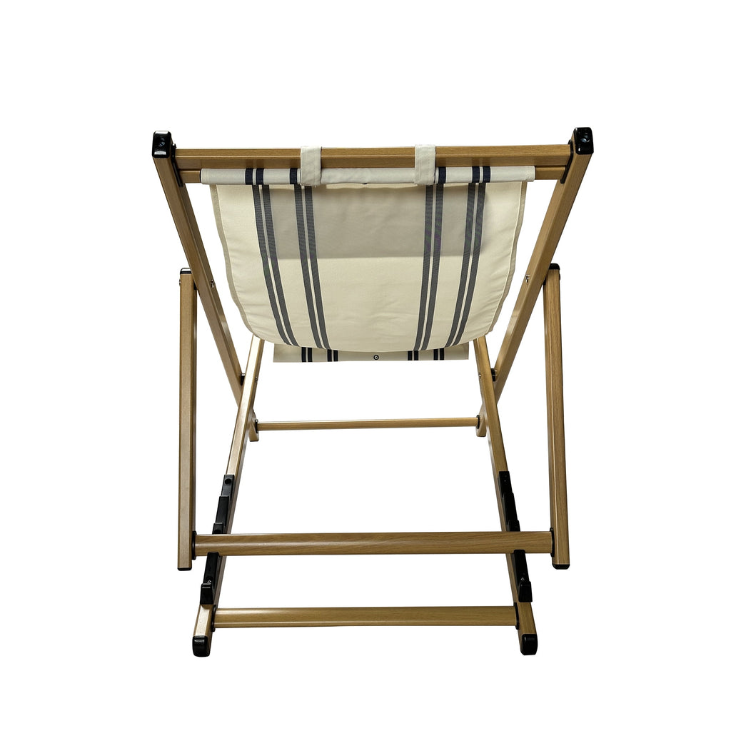 AVERO™ (2 pack) Resort Sling Fabric Chair, Beige & Blue Stripe - AVERO™