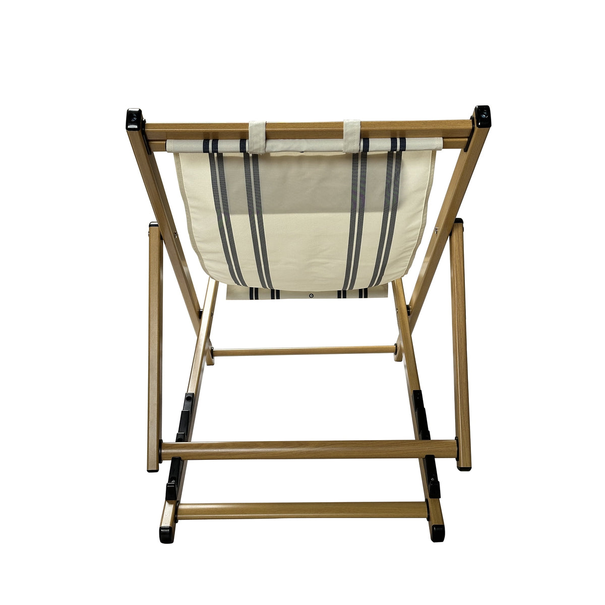 AVERO™ (2 pack) Resort Sling Fabric Chair, Beige & Blue Stripe - AVERO™