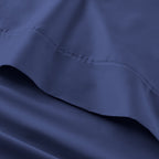 AVERO™ 4-Piece 300 Thread Count Blue Cove Cotton Sateen Bed Sheet Set, Queen - AVERO™