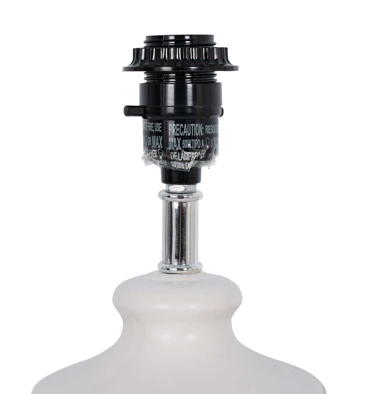 AVERO™ White Ceramic Table Lamp, 15" - AVERO™