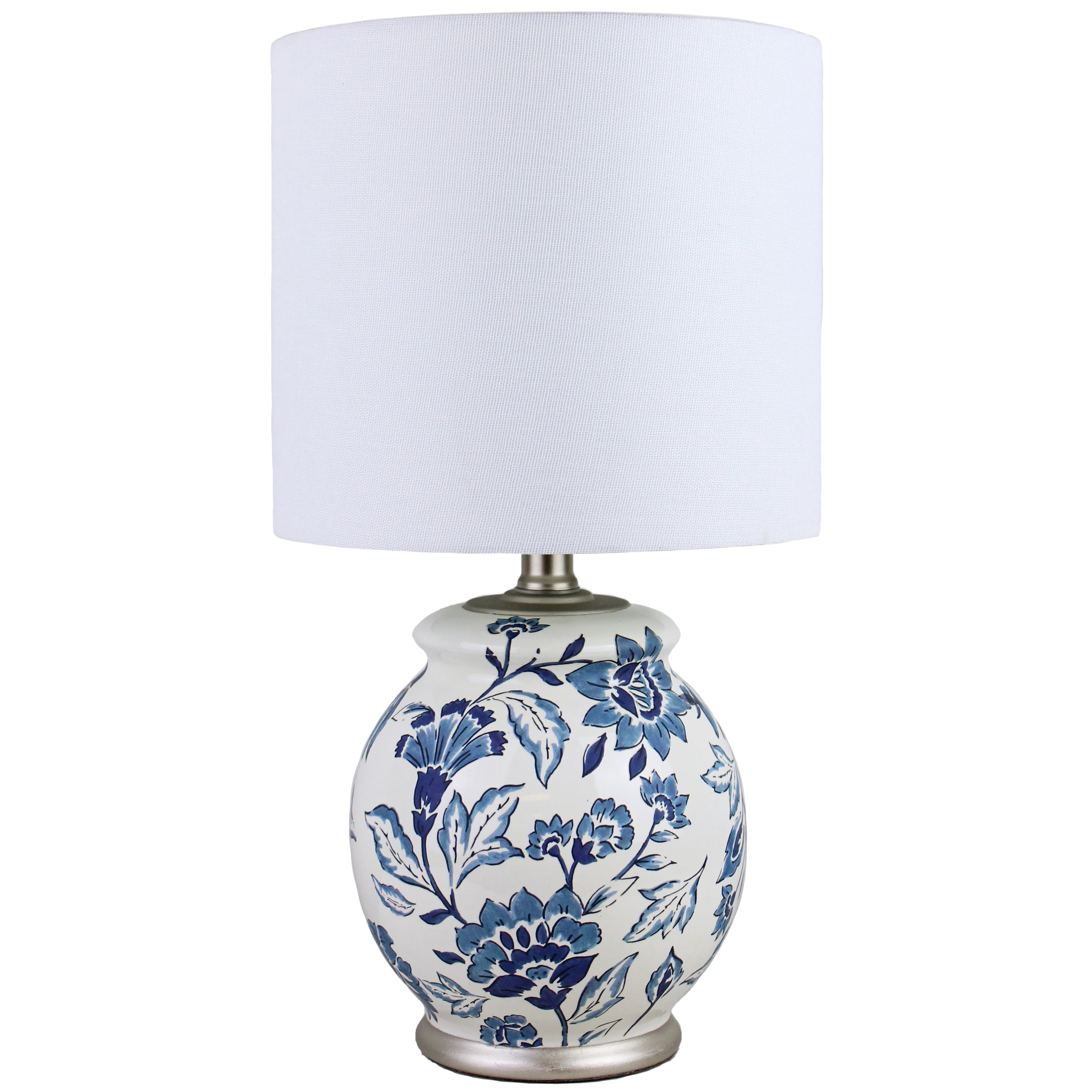 AVERO™ Floral Ceramic Lamp with Shade, 17" - AVERO™