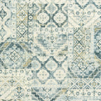 AVERO™ Patchwork Loop Print Blue Green Indoor Area Rug, 5' x 7' - AVERO™