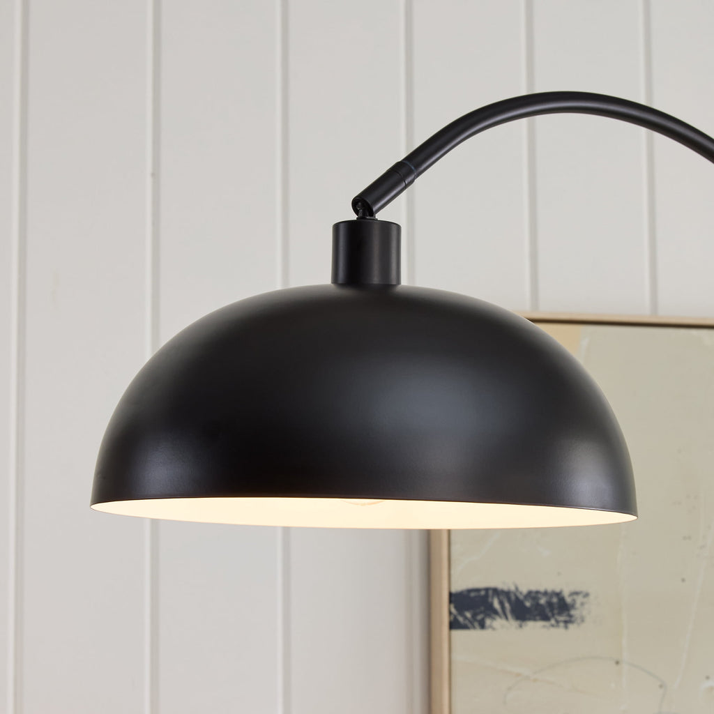 AVERO™ Black Finish Arch Dome Floor Lamp - AVERO™