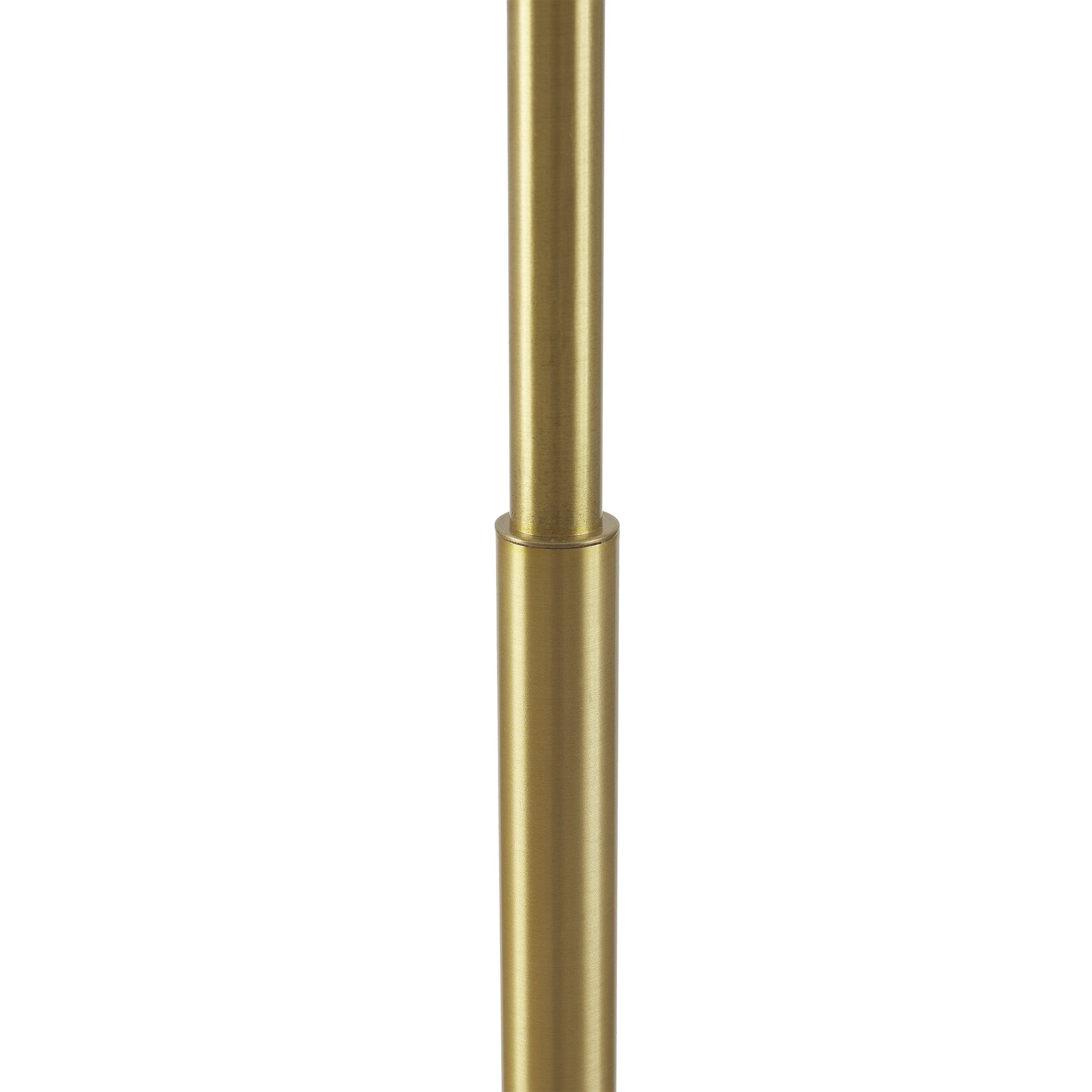 AVERO™ 62" Modern Pull-chain Brass Floor Lamp with Brass Dome Shade - AVERO™