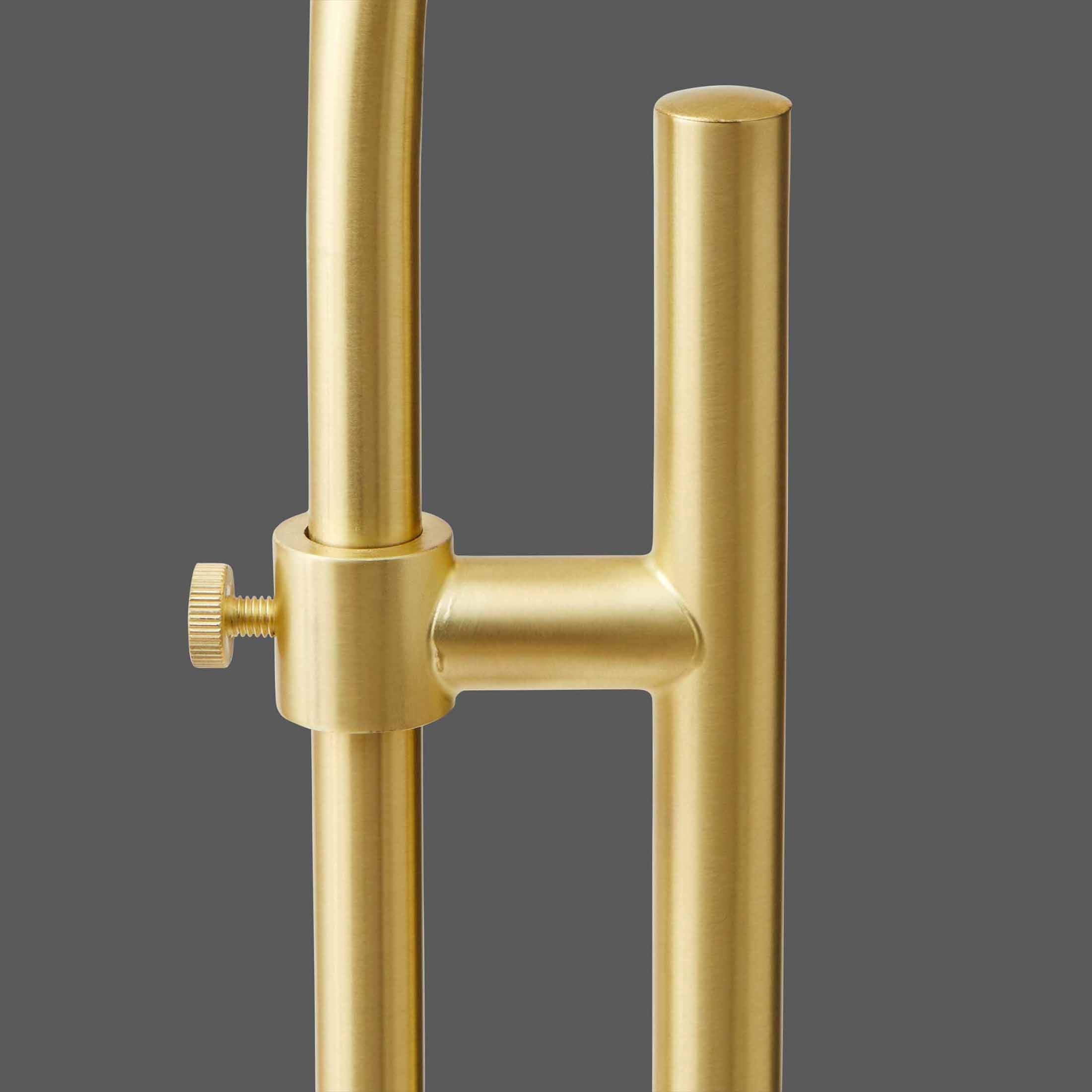 AVERO™ 1-Light Modern Adjustable Brass Floor Lamp Gold - AVERO™