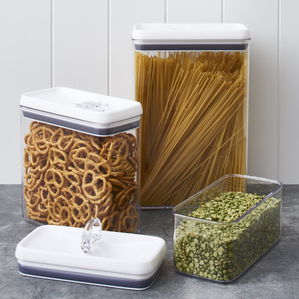 AVERO™ (2 Pack) Better Homes Gardens Canister 17.3 Cup Flip Tite Rectangular Food Storage Container - AVERO™