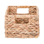 AVERO™ (2 pack) 3-Piece Natural Woven Water Hyacinth Decorative Storage Basket Set, Large Basket 16.14 in x 6.69 in x 5.9 in - AVERO™