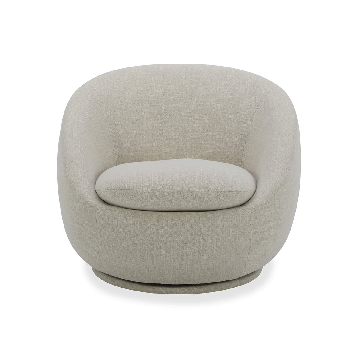 AVERO™ Mira Swivel Accent Chair, Cream - AVERO™