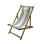 AVERO™ (2 pack) Resort Sling Fabric Chair, Beige & Blue Stripe - AVERO™