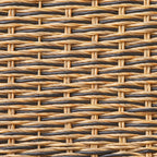 AVERO™ (2 Pack) Better Homes Gardens Beige Black Resin Rattan Oval Utensil Caddy with Metal Frame - AVERO™