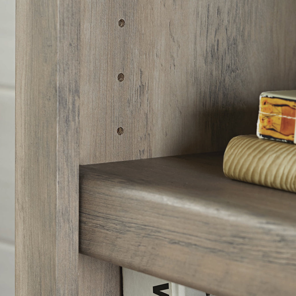 AVERO™ Glendale 5 Shelf Bookcase, Rustic Gray Finish - AVERO™