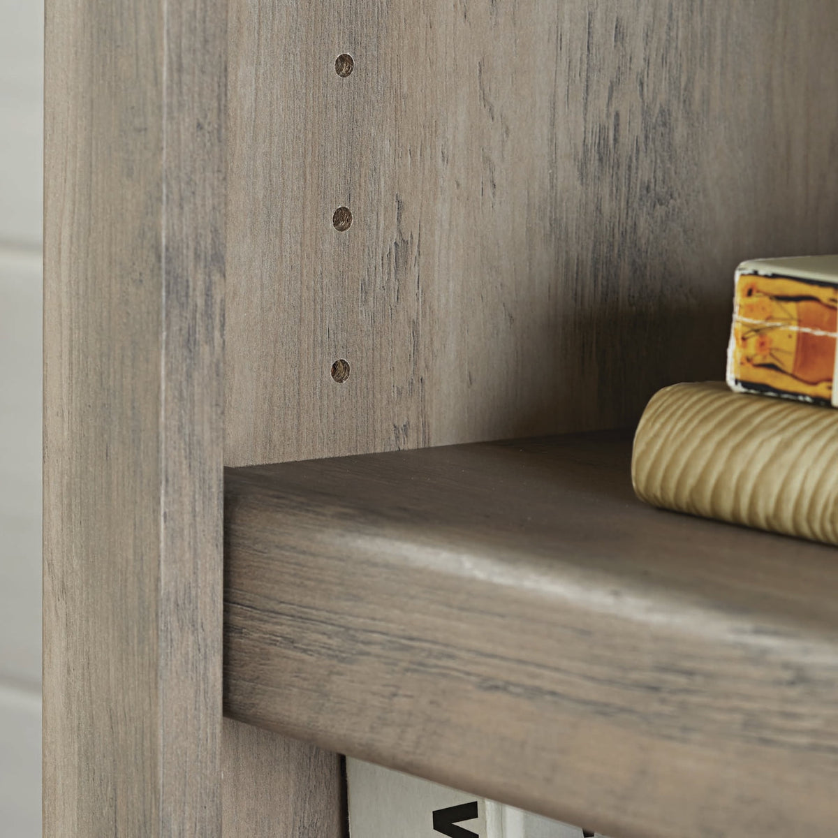 AVERO™ Glendale 5 Shelf Bookcase, Rustic Gray Finish - AVERO™