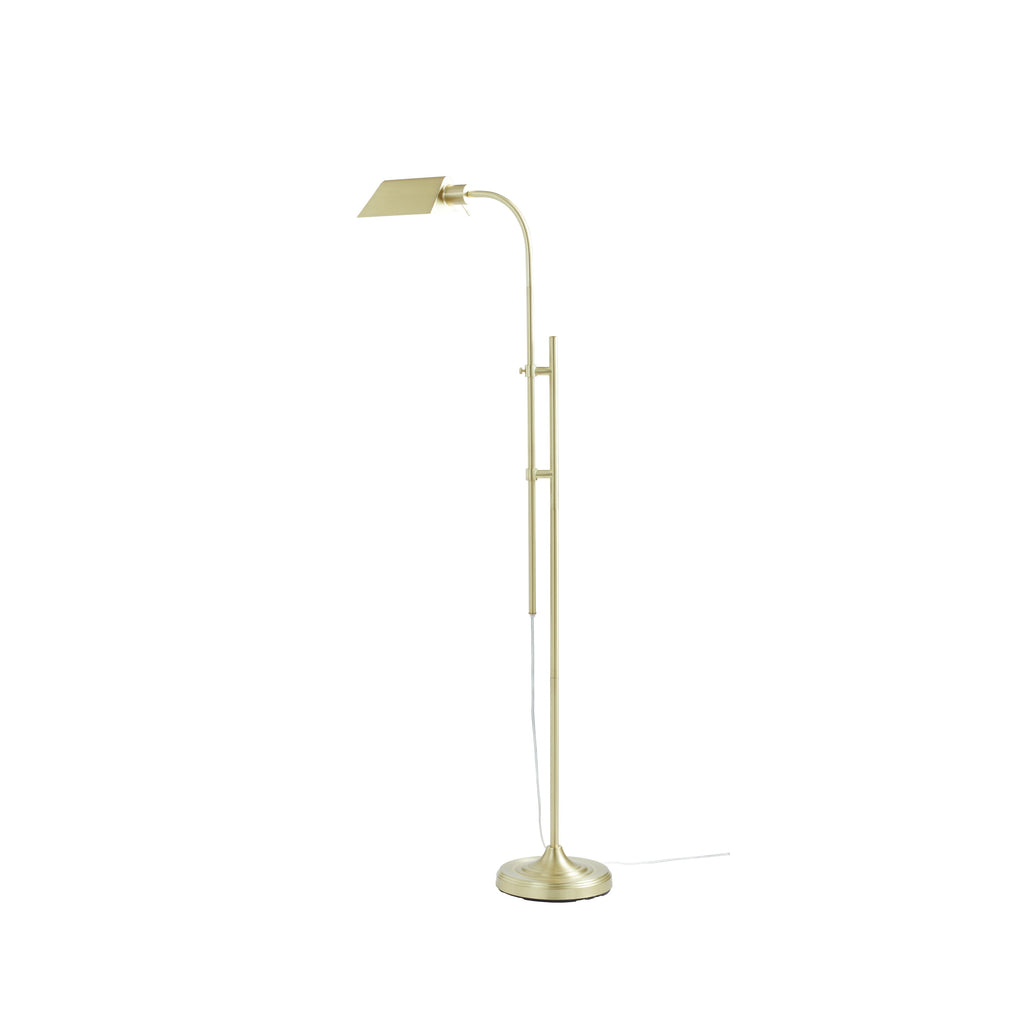 AVERO™ 1-Light Modern Adjustable Brass Floor Lamp Gold - AVERO™