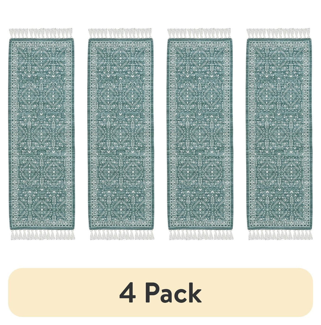 AVERO™ (4 pack) Wexford Vintage Indoor Runner Rug, Teal, 20 x 60 - AVERO™