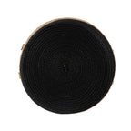 AVERO™ Natural and Black Round Rush Baskets, Set of 2 - AVERO™