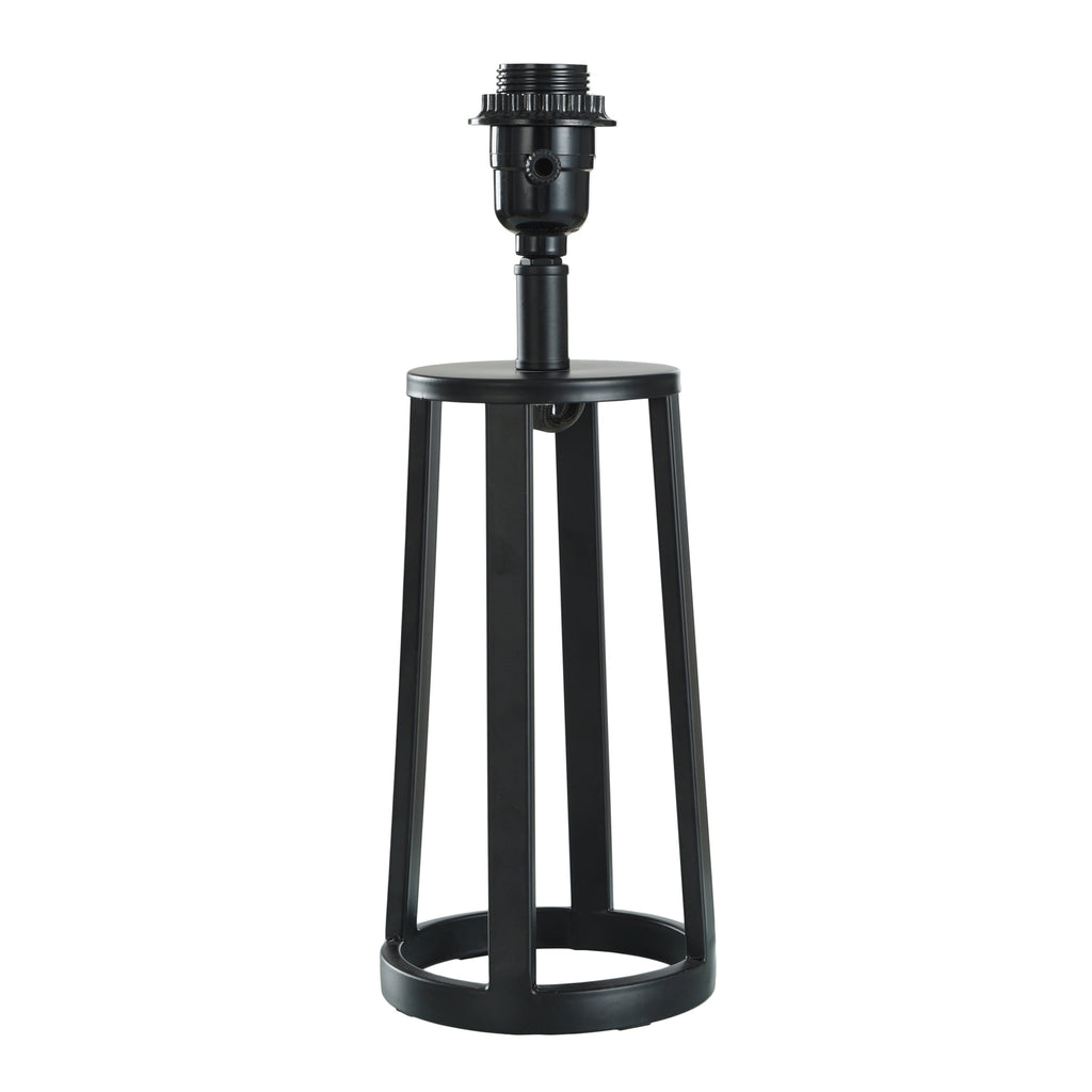 AVERO™ Modern Matte Black Table Lamp with Classic Drum Shade - AVERO™