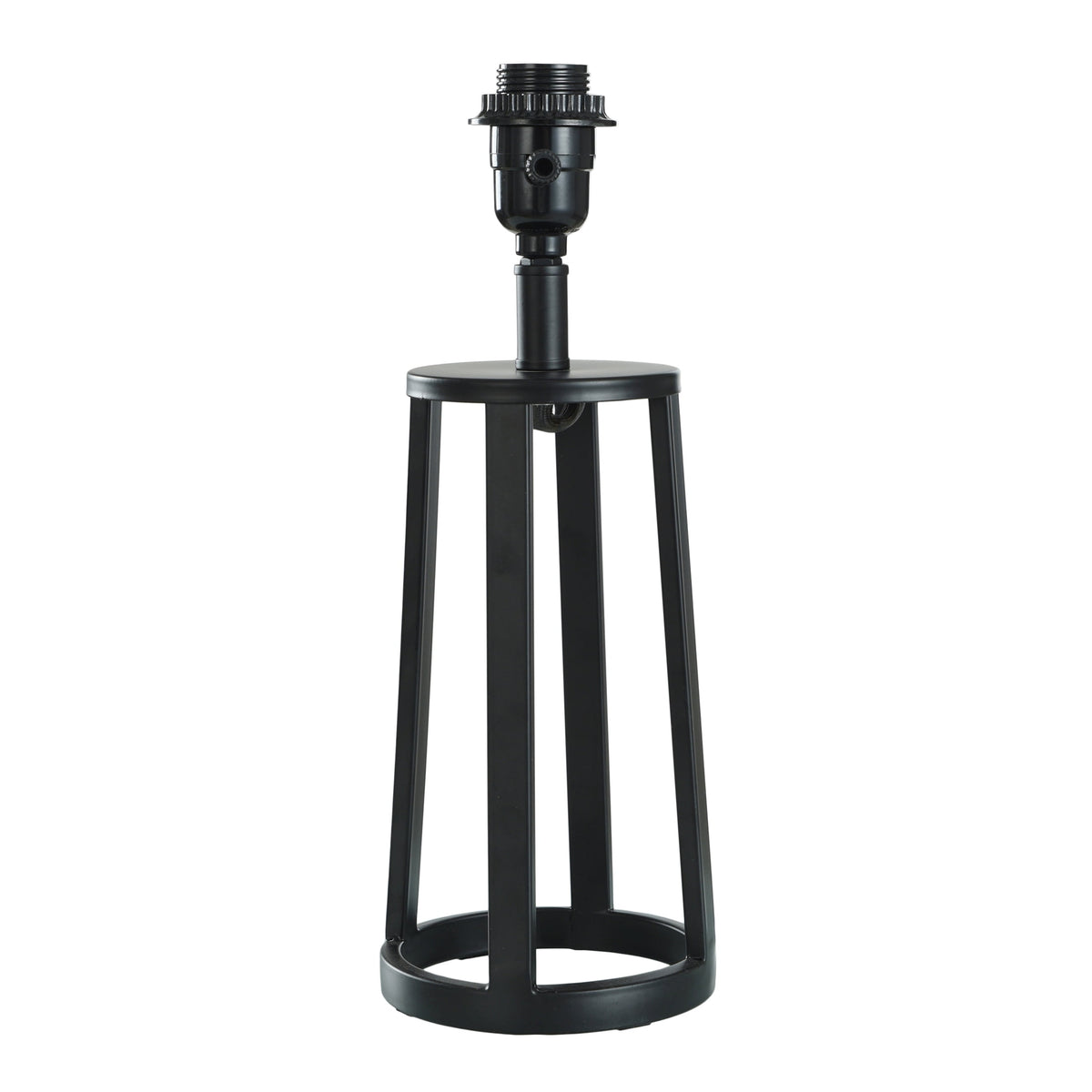 AVERO™ Modern Matte Black Table Lamp with Classic Drum Shade - AVERO™