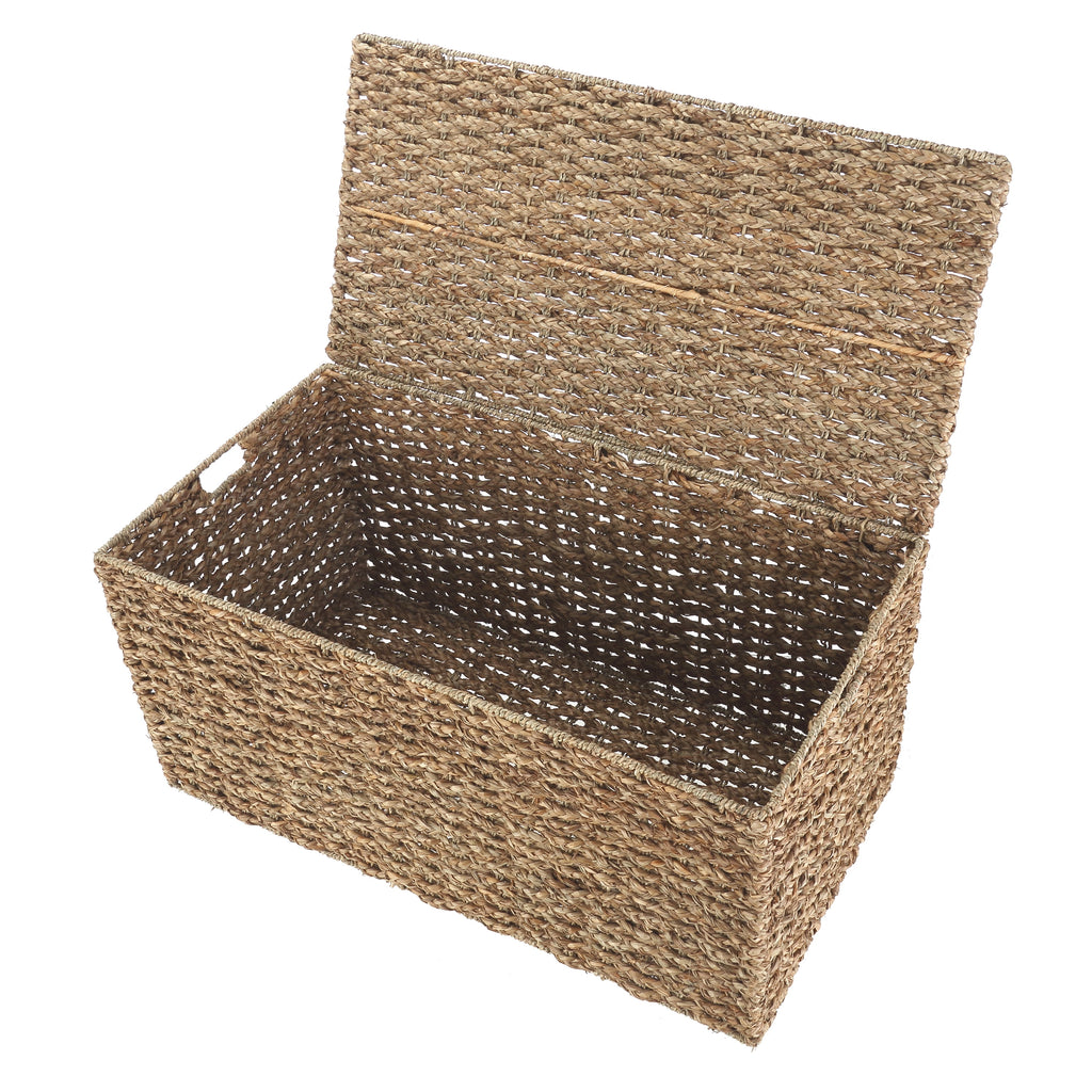 AVERO™ XL Braided Seagrass Storage Trunk - AVERO™