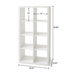 AVERO™ 8 Cube Storage Organizer, Textured White - AVERO™