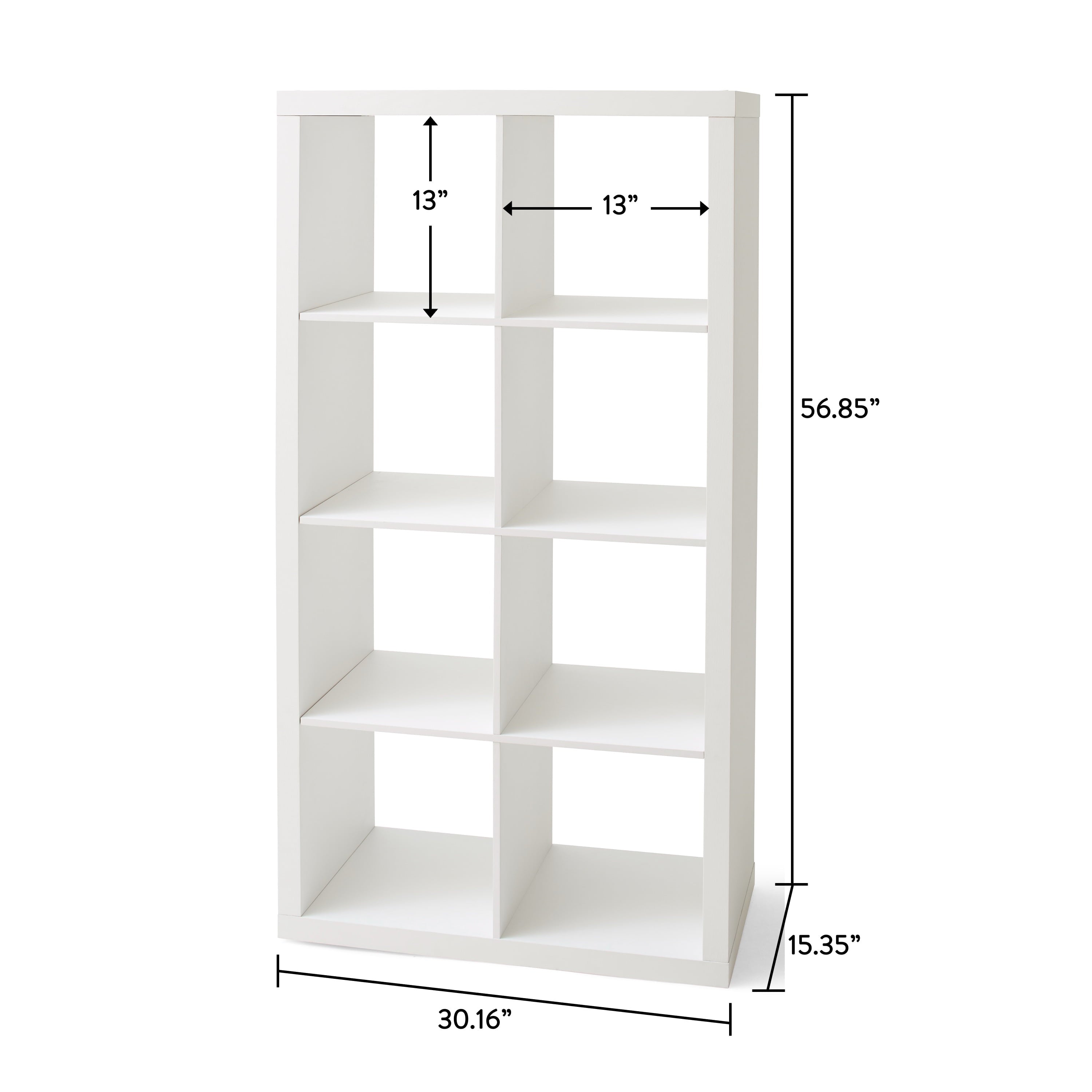 AVERO™ 8 Cube Storage Organizer, Textured White - AVERO™