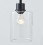 AVERO™ 63.5 in 3 Light Contemporary Black Floor Lamp Clear Glass - AVERO™