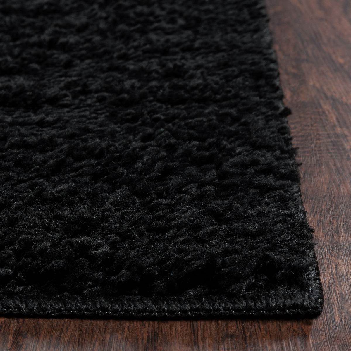 AVERO™ (3 pack) Traditional Solid Black Shag Indoor Area Rug, 5' x 7' - AVERO™