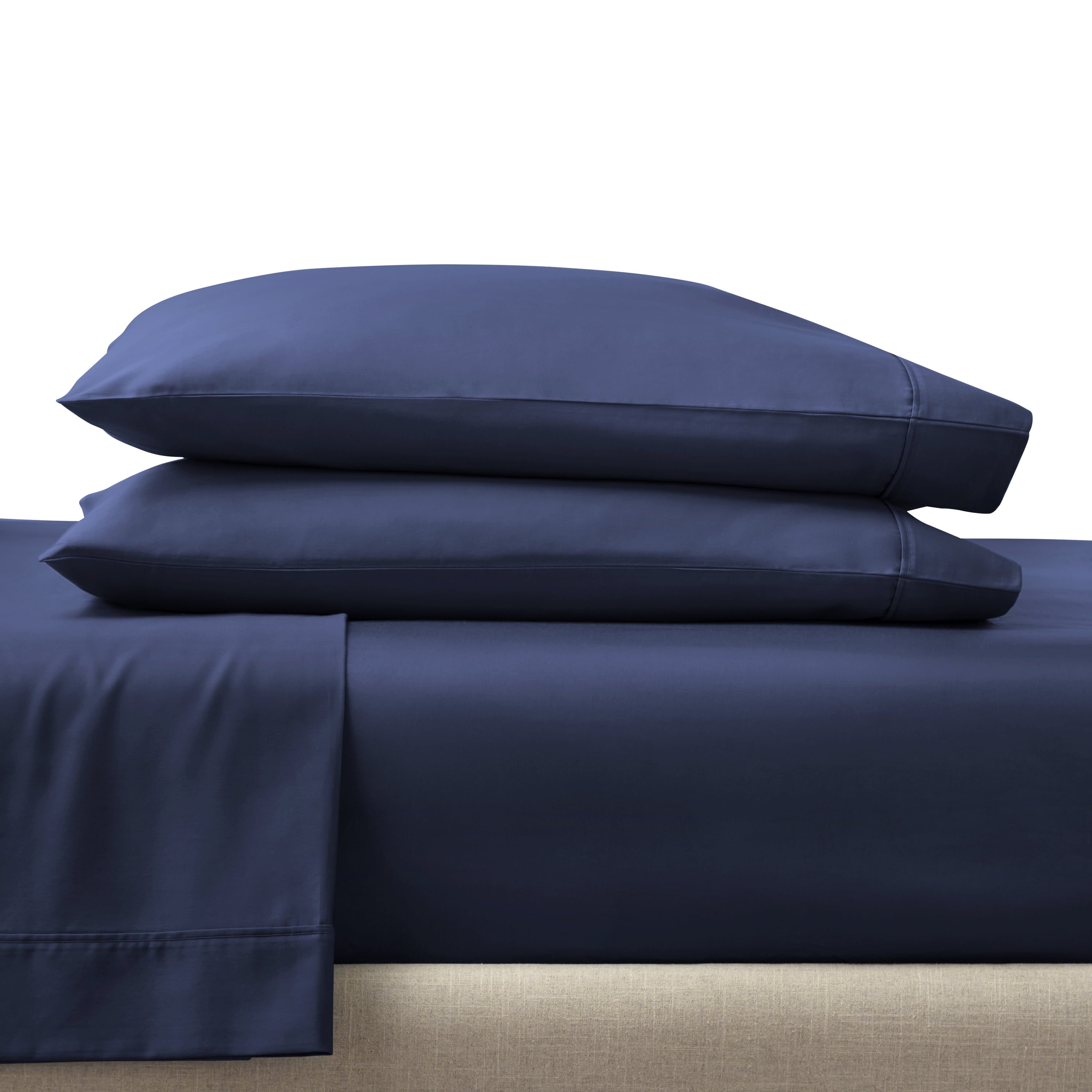 AVERO™ 4-Piece 300 Thread Count Blue Cove Cotton Sateen Bed Sheet Set, Queen - AVERO™