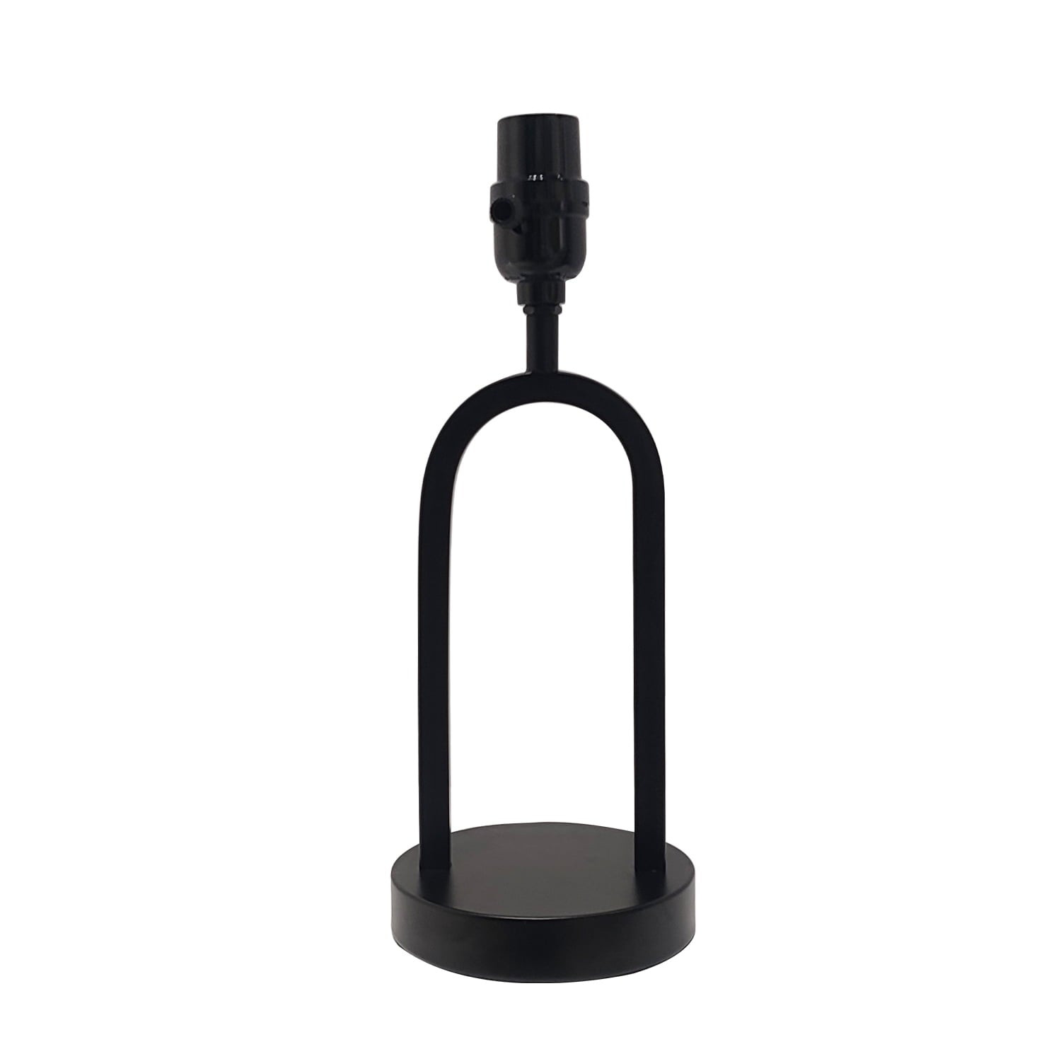 AVERO™ (3 pack) 16.75 in Black Metal Arch Table Lamp with White Fabric Shade - AVERO™