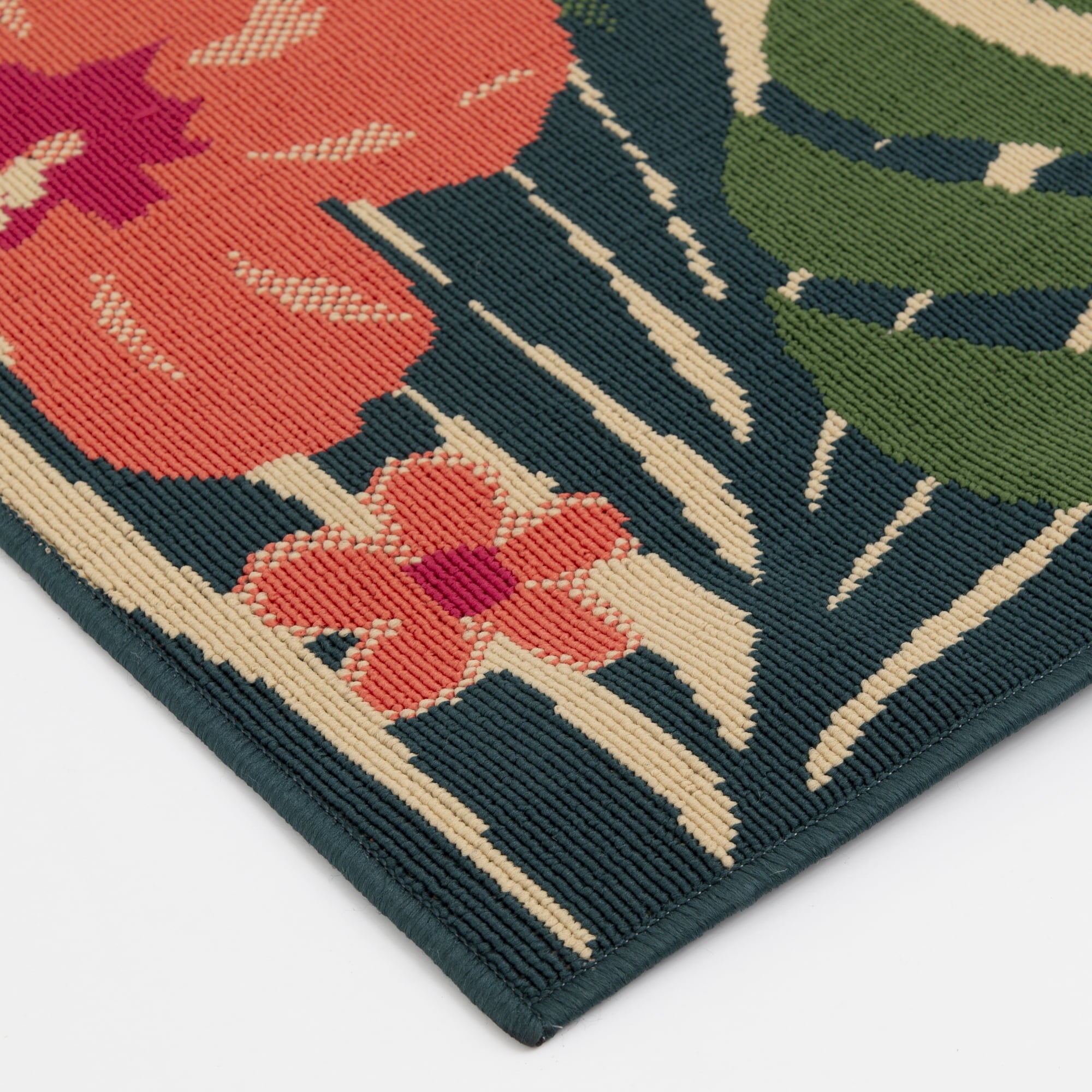 AVERO™ 7'x10' Pink Palm Outdoor Rug - AVERO™