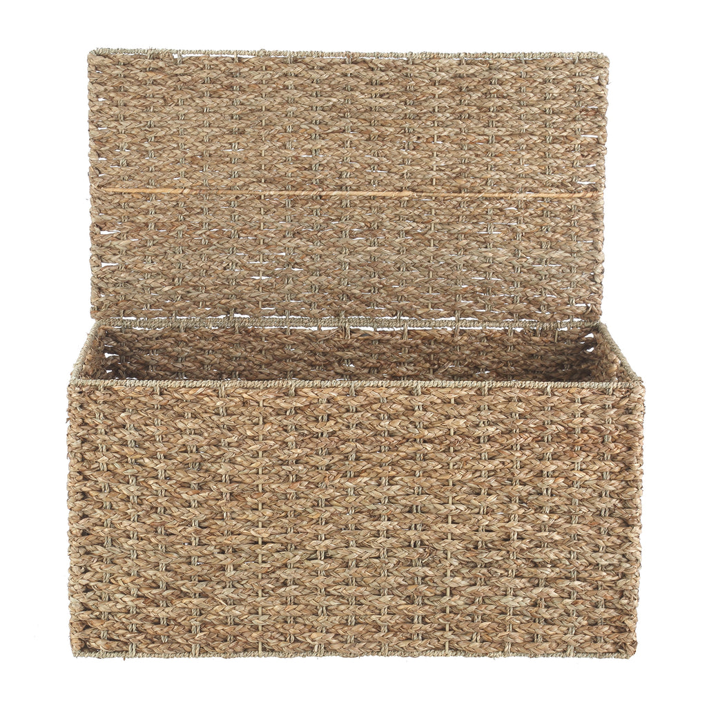 AVERO™ XL Braided Seagrass Storage Trunk - AVERO™