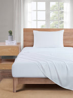 AVERO™ (4 pack) Basic Value Microfiber Bed Sheet Set, Twin, Arctic White, 3-Piece - AVERO™