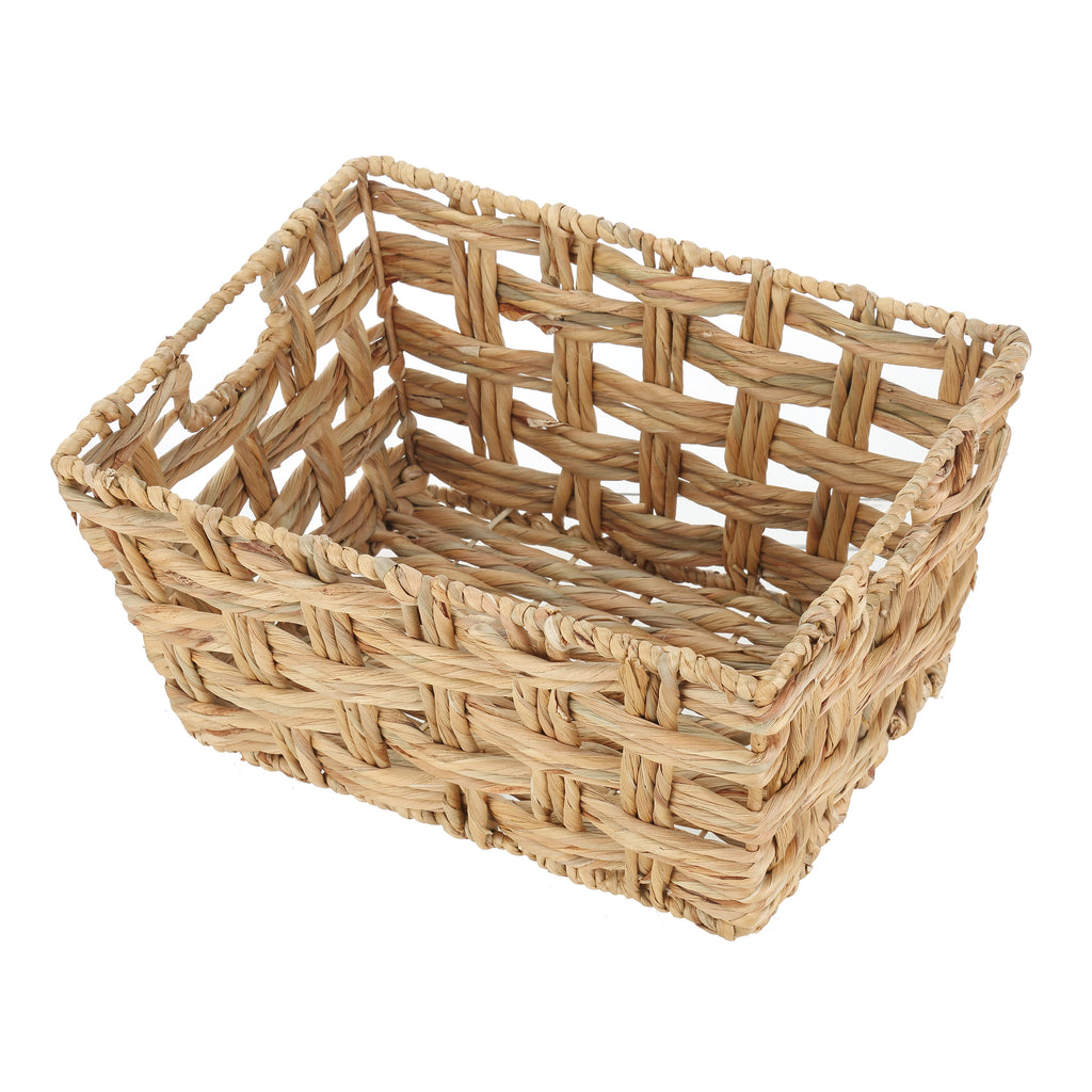 AVERO™ Medium Hyacinth Twist Storage Basket with Handles, 2 Pack - AVERO™