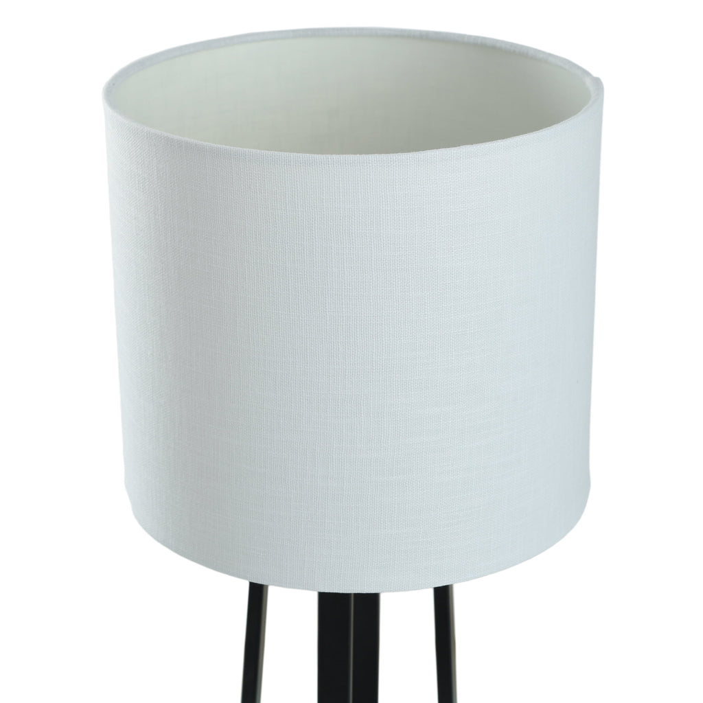 AVERO™ Modern Matte Black Table Lamp with Classic Drum Shade - AVERO™