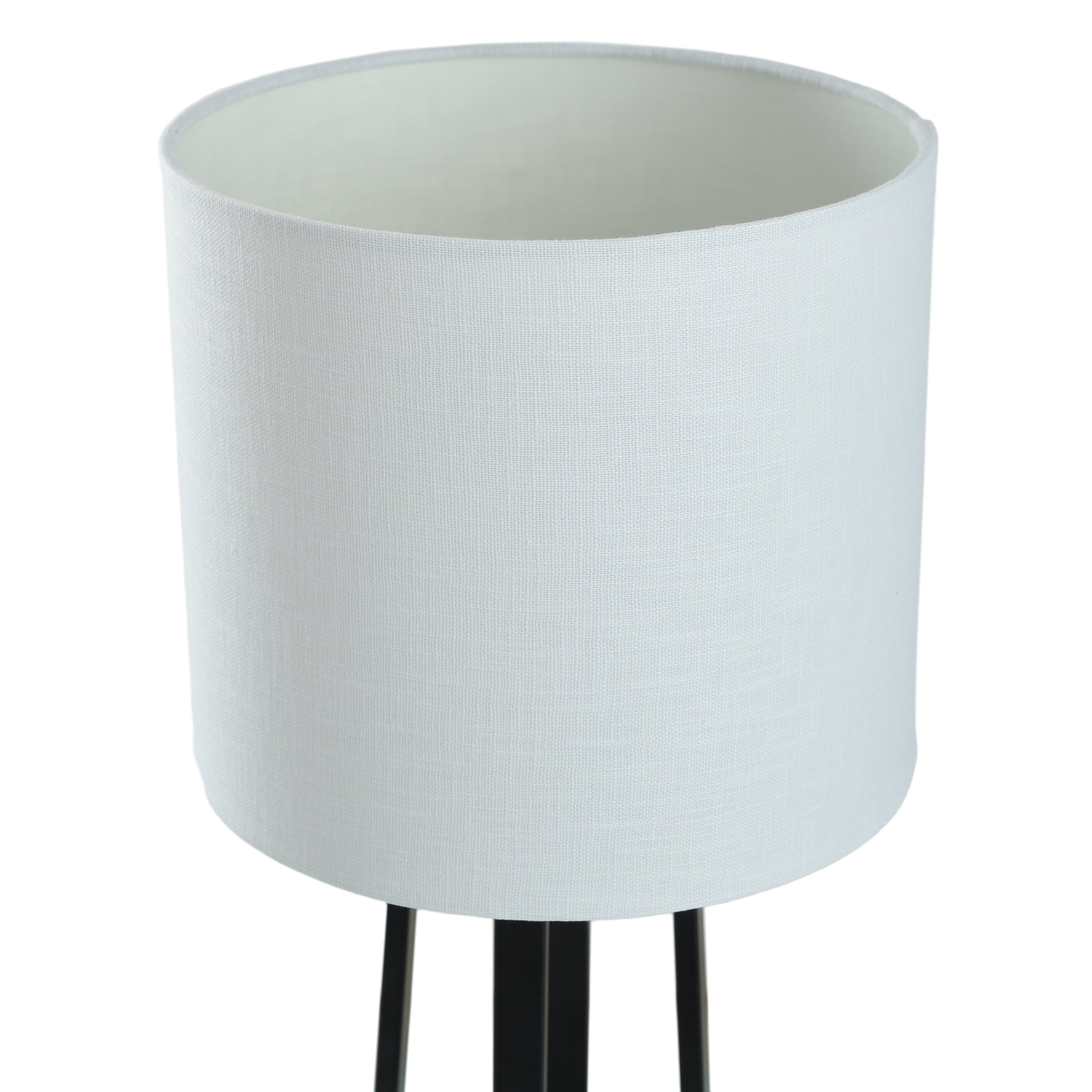 AVERO™ Modern Matte Black Table Lamp with Classic Drum Shade - AVERO™