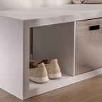 AVERO™ 5 Cube Vertical Storage Organizer, White Texture - AVERO™